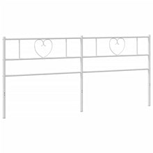 Hoofdbord 200 Cm Metaal Wit