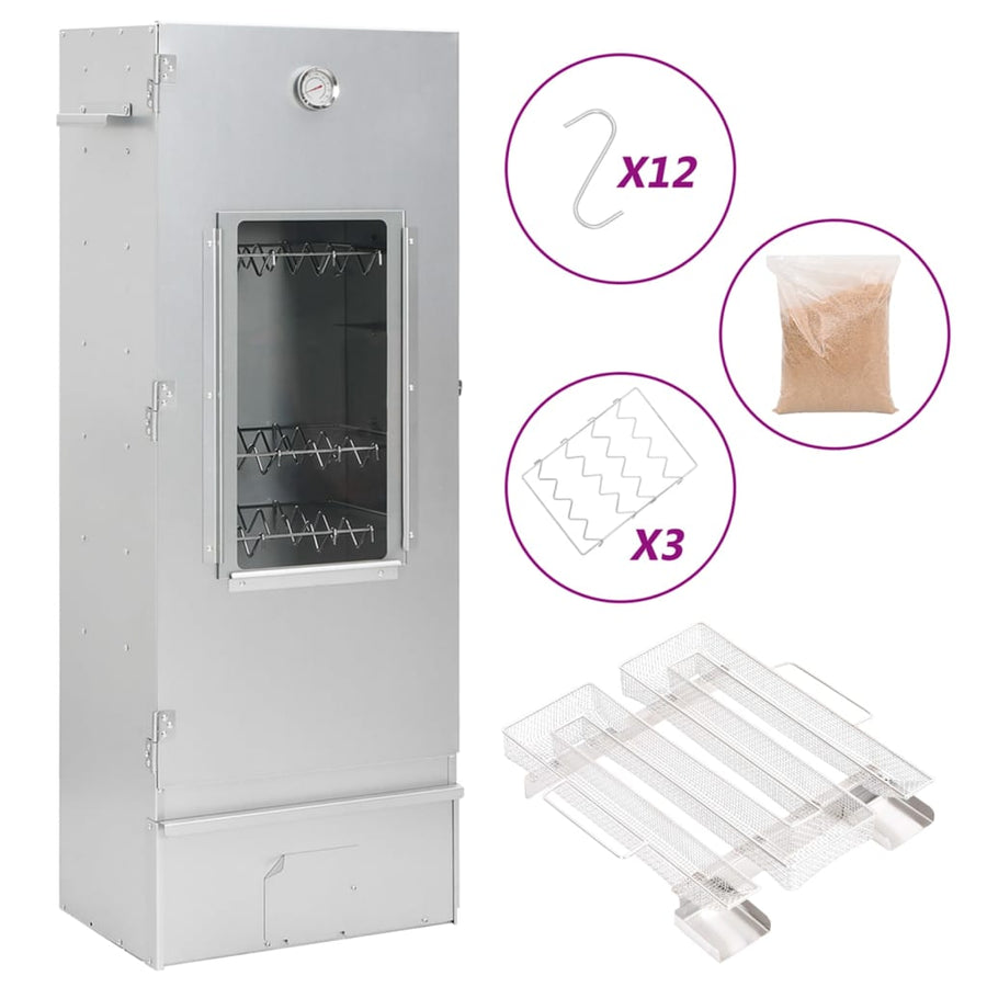 Bbq-Rookoven Met Koude Rookgenerator Gegalvaniseerd Staal