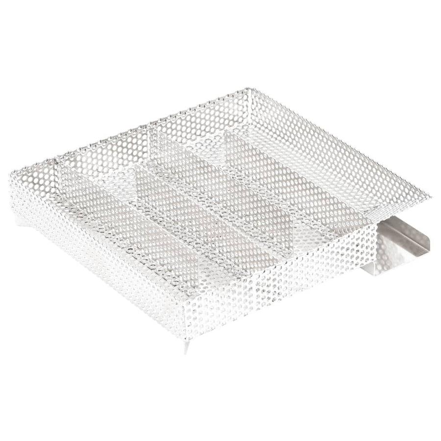 Bbq-Rookoven Met Koude Rookgenerator Gegalvaniseerd Staal 44.5 x 29 x 110 cm (21 x 21 x 4.5 cm) Met raam