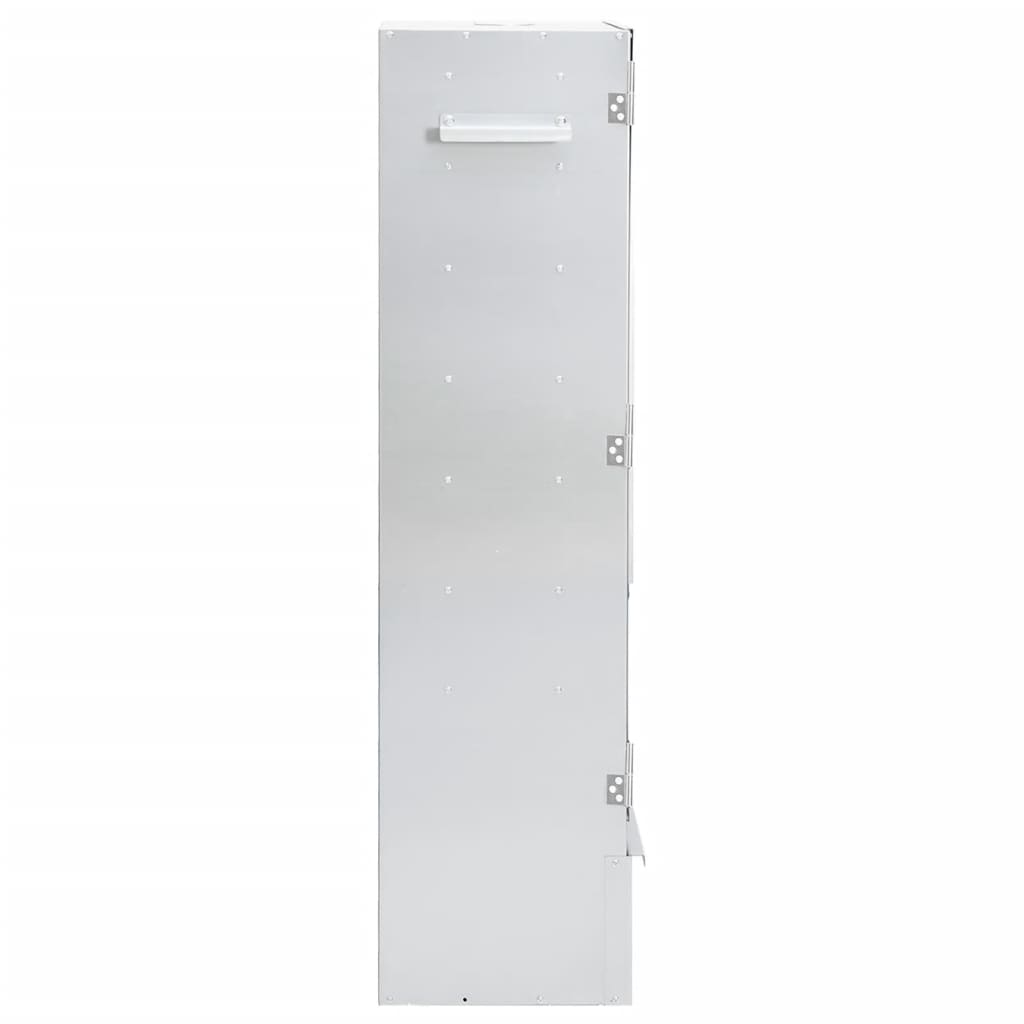 Bbq-Rookoven Met Koude Rookgenerator Gegalvaniseerd Staal 44.5 x 29 x 110 cm (21 x 21 x 4.5 cm) Met raam