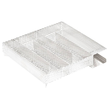 Bbq-Rookoven Met Koude Rookgenerator Gegalvaniseerd Staal 44.5 x 29 x 83 cm (21 x 21 x 4.5 cm) Met raam