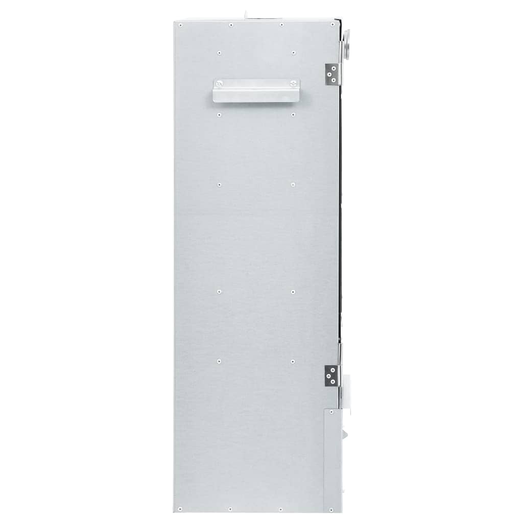 Bbq-Rookoven Met Koude Rookgenerator Gegalvaniseerd Staal 44.5 x 29 x 83 cm (21 x 21 x 4.5 cm) Met raam