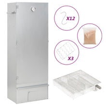Bbq-Rookoven Met Koude Rookgenerator Gegalvaniseerd Staal 44.5 x 29 x 110 cm (21 x 21 x 4.5 cm) Zonder raam