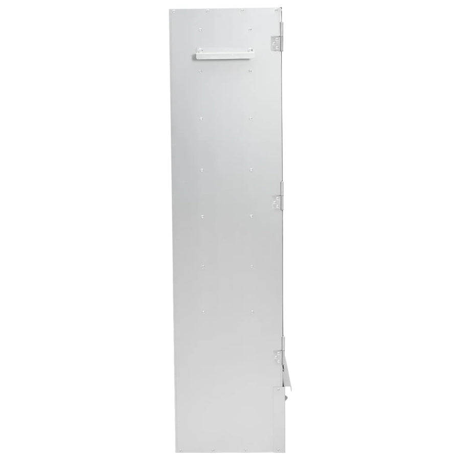 Bbq-Rookoven Met Koude Rookgenerator Gegalvaniseerd Staal 44.5 x 29 x 110 cm (21 x 21 x 4.5 cm) Zonder raam