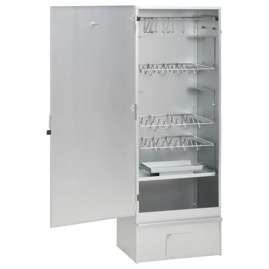 Bbq-Rookoven Met Koude Rookgenerator Gegalvaniseerd Staal 44.5 x 29 x 110 cm (21 x 21 x 4.5 cm) Zonder raam