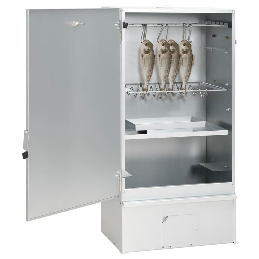 Bbq-Rookoven Met Koude Rookgenerator Gegalvaniseerd Staal 1 44.5 x 29 x 83 cm (21 x 21 x 4.5 cm) Zonder raam