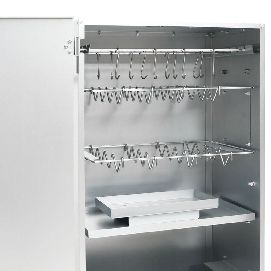 Bbq-Rookoven Met Koude Rookgenerator Gegalvaniseerd Staal 1 44.5 x 29 x 83 cm (21 x 21 x 4.5 cm) Zonder raam