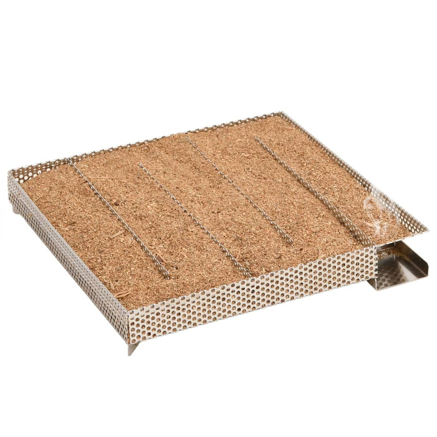 Bbq-Rookoven Met Koude Rookgenerator Gegalvaniseerd Staal 44.5 x 29 x 110 cm (27 x 27 x 4.5 cm) Met raam