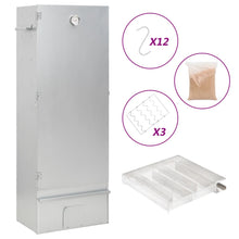 Bbq-Rookoven Met Koude Rookgenerator Gegalvaniseerd Staal 44.5 x 29 x 110 cm (27 x 27 x 4.5 cm) Zonder raam