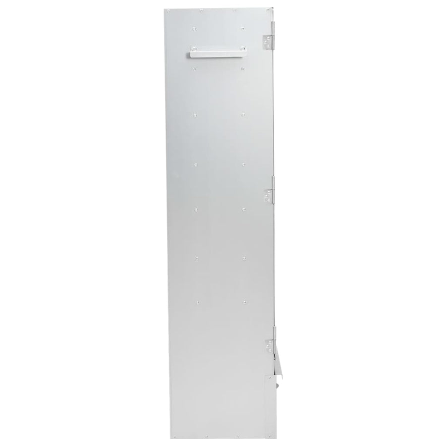 Bbq-Rookoven Met Koude Rookgenerator Gegalvaniseerd Staal 44.5 x 29 x 110 cm (27 x 27 x 4.5 cm) Zonder raam