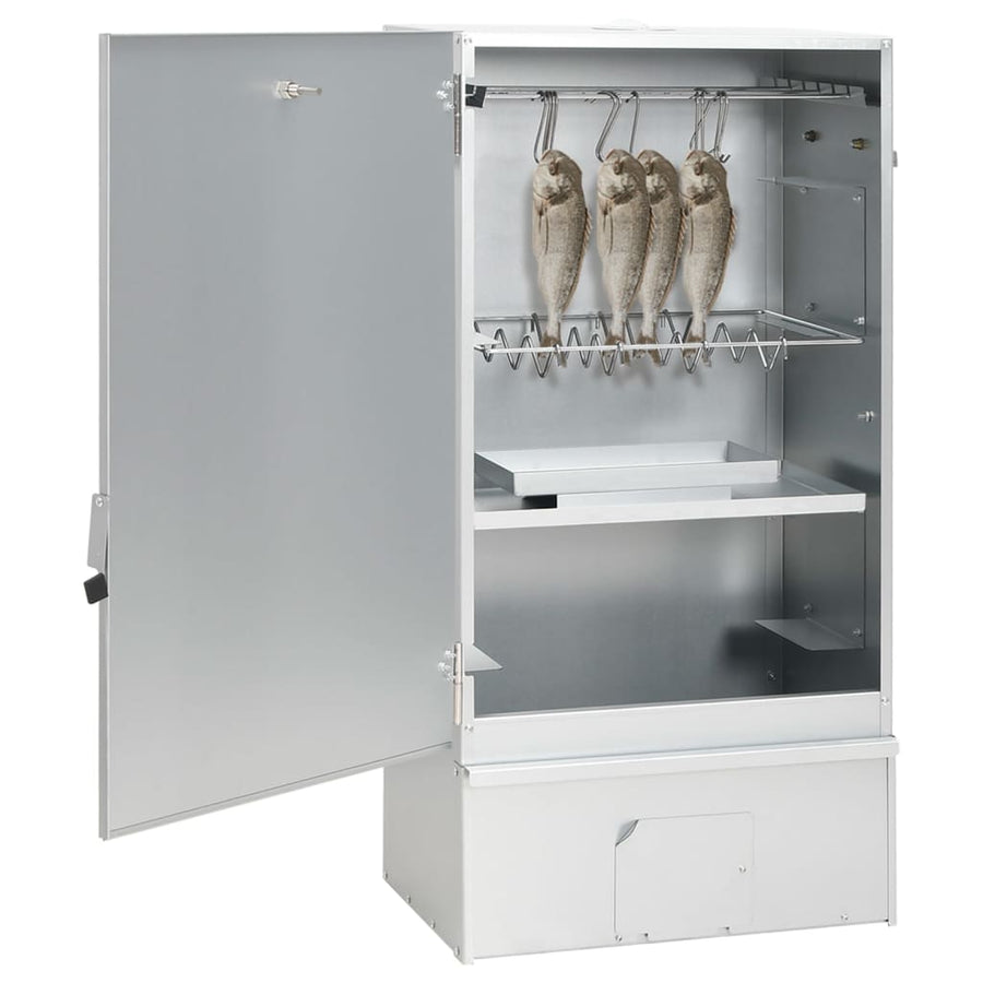 Bbq-Rookoven Met Koude Rookgenerator Gegalvaniseerd Staal 1 44.5 x 29 x 83 cm (27 x 27 x 4.5 cm) Zonder raam