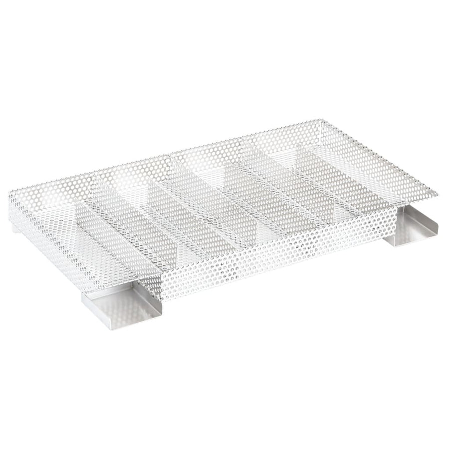 Bbq-Rookoven Met Koude Rookgenerator Gegalvaniseerd Staal 44.5 x 29 x 110 cm (35 x 20.5 x 4.5 cm) Met raam