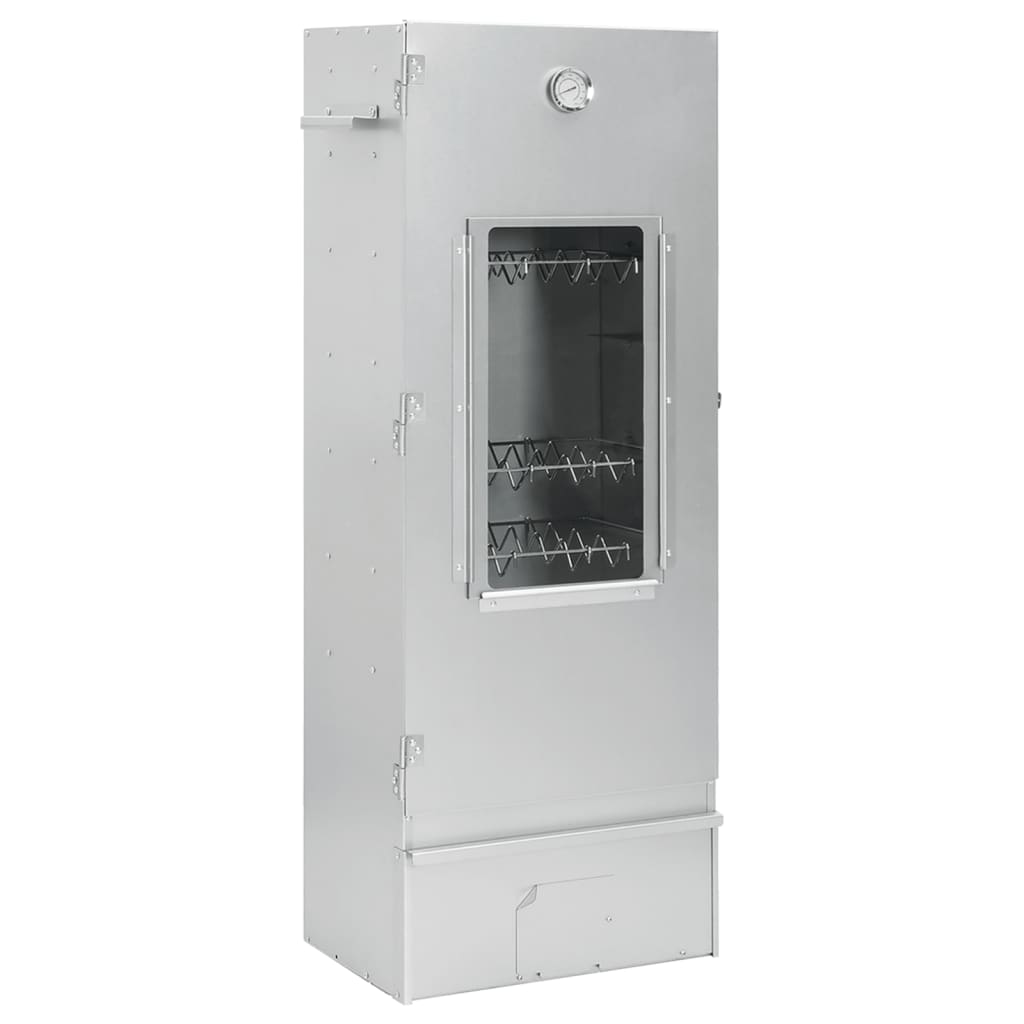 Bbq-Rookoven Met Koude Rookgenerator Gegalvaniseerd Staal 44.5 x 29 x 110 cm (35 x 20.5 x 4.5 cm) Met raam