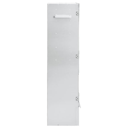 Bbq-Rookoven Met Koude Rookgenerator Gegalvaniseerd Staal 44.5 x 29 x 110 cm (35 x 20.5 x 4.5 cm) Met raam