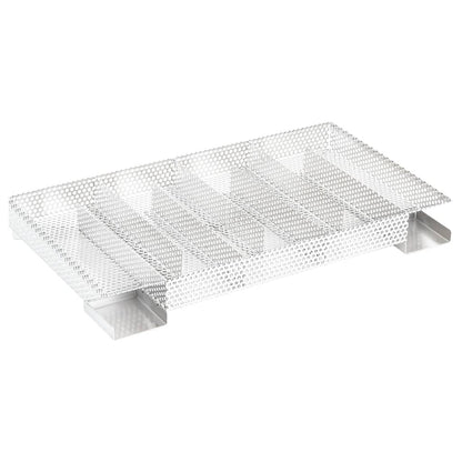 Bbq-Rookoven Met Koude Rookgenerator Gegalvaniseerd Staal 44.5 x 29 x 83 cm (35 x 20.5 x 4.5 cm) Met raam