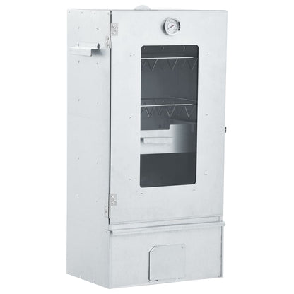 Bbq-Rookoven Met Koude Rookgenerator Gegalvaniseerd Staal 44.5 x 29 x 83 cm (35 x 20.5 x 4.5 cm) Met raam