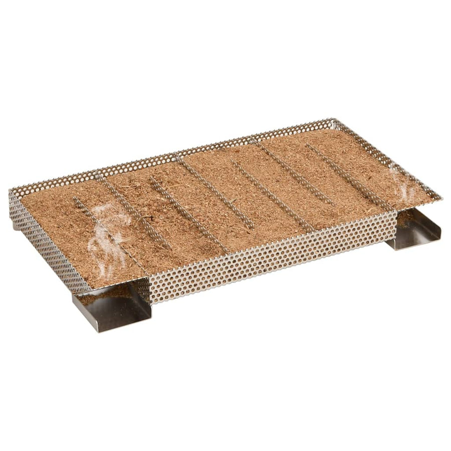 Bbq-Rookoven Met Koude Rookgenerator Gegalvaniseerd Staal 44.5 x 29 x 83 cm (35 x 20.5 x 4.5 cm) Met raam