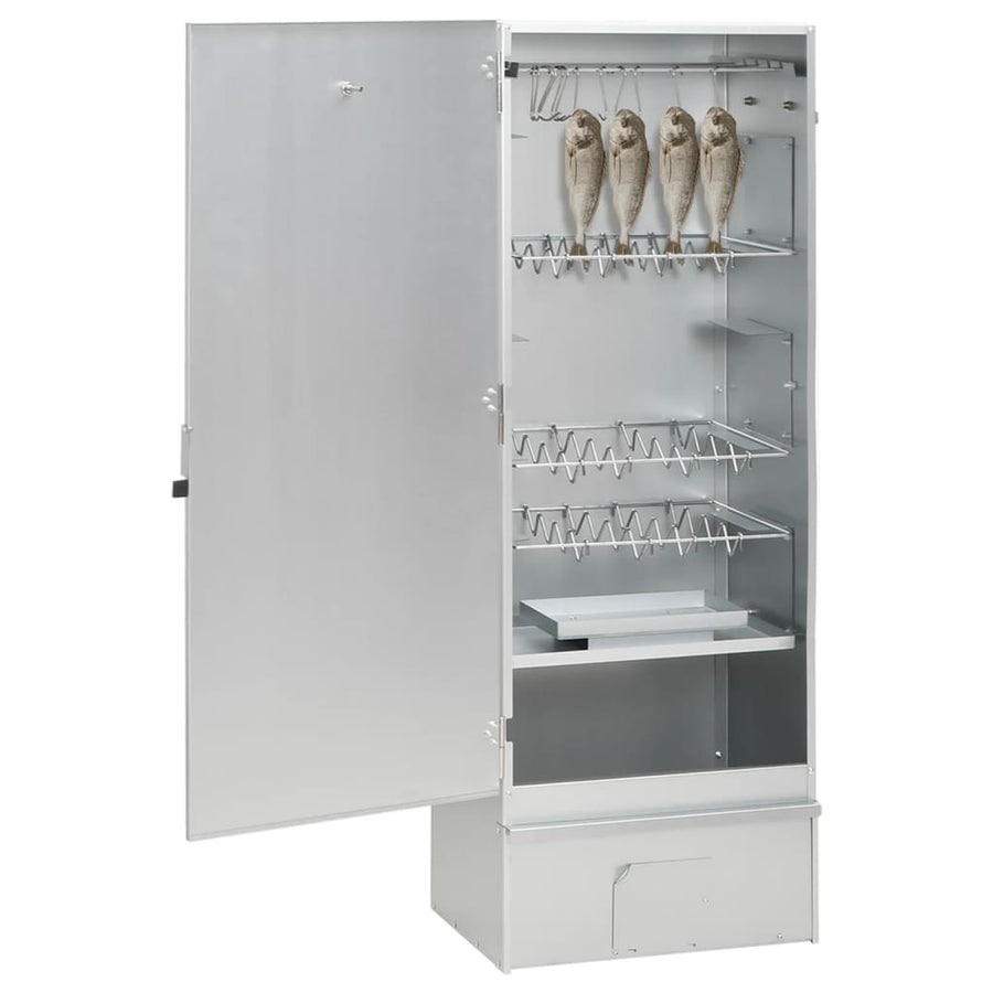 BBQ-rookoven met koude rookgenerator gegalvaniseerd staal 1 44.5 x 29 x 110 cm (35 x 20.5 x 4.5 cm)