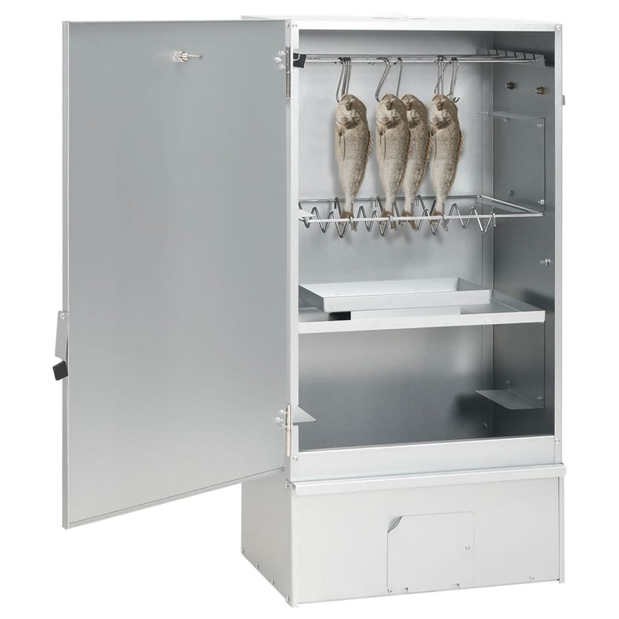 Bbq-Rookoven Met Koude Rookgenerator Gegalvaniseerd Staal 1 44.5 x 29 x 83 cm (35 x 20.5 x 4.5 cm) Zonder raam