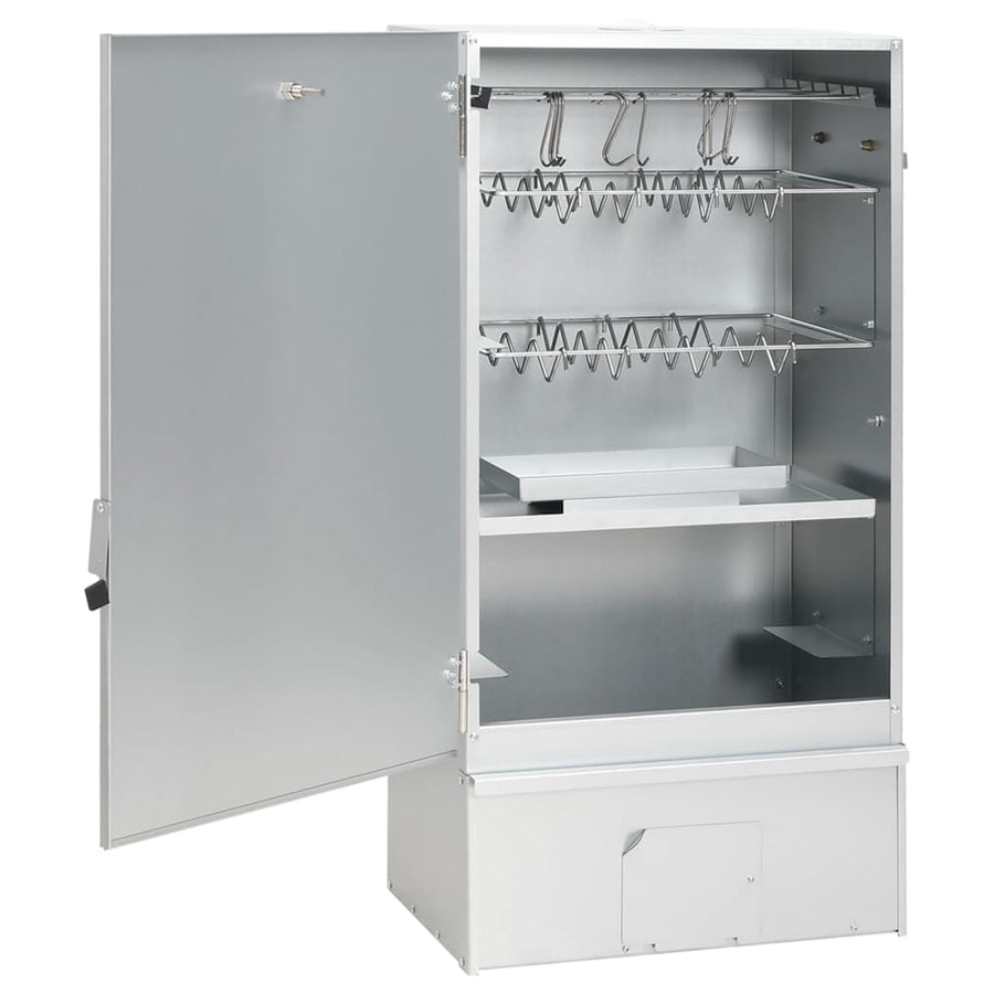 Bbq-Rookoven Met Koude Rookgenerator Gegalvaniseerd Staal 1 44.5 x 29 x 83 cm (35 x 20.5 x 4.5 cm) Zonder raam