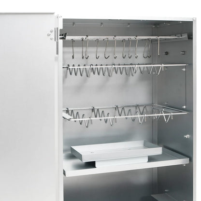 Bbq-Rookoven Met Koude Rookgenerator Gegalvaniseerd Staal 1 44.5 x 29 x 83 cm (35 x 20.5 x 4.5 cm) Zonder raam