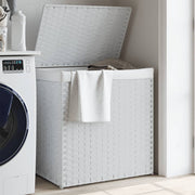 Wasmand 53x35x57 cm poly rattan wit