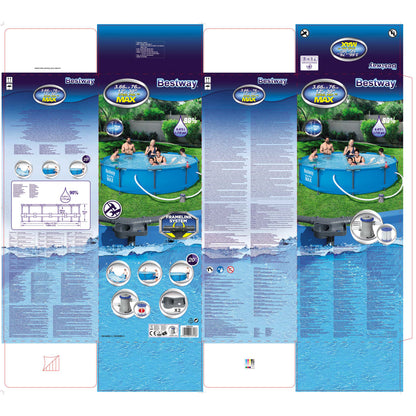 Bestway Steel Pro Max Framezwembad 366X76 Cm
