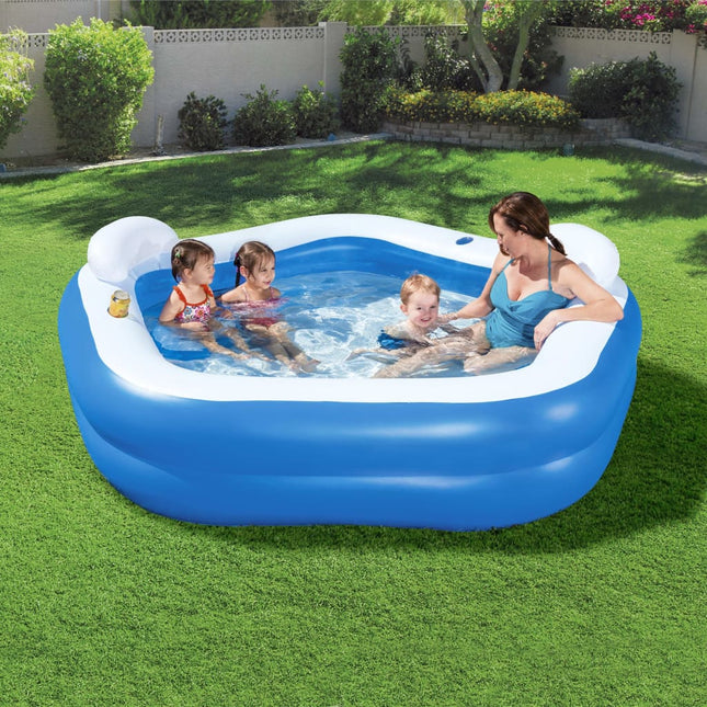 Bestway Zwembad Family Fun Lounge 213X206X69 Cm