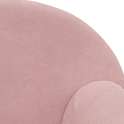 Kinderbank 2-Zits Zacht Pluche Roze Tweezitsbank
