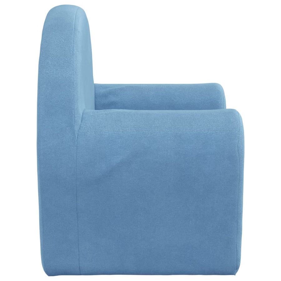 Kinderslaap Zacht Pluche Blauw Bank