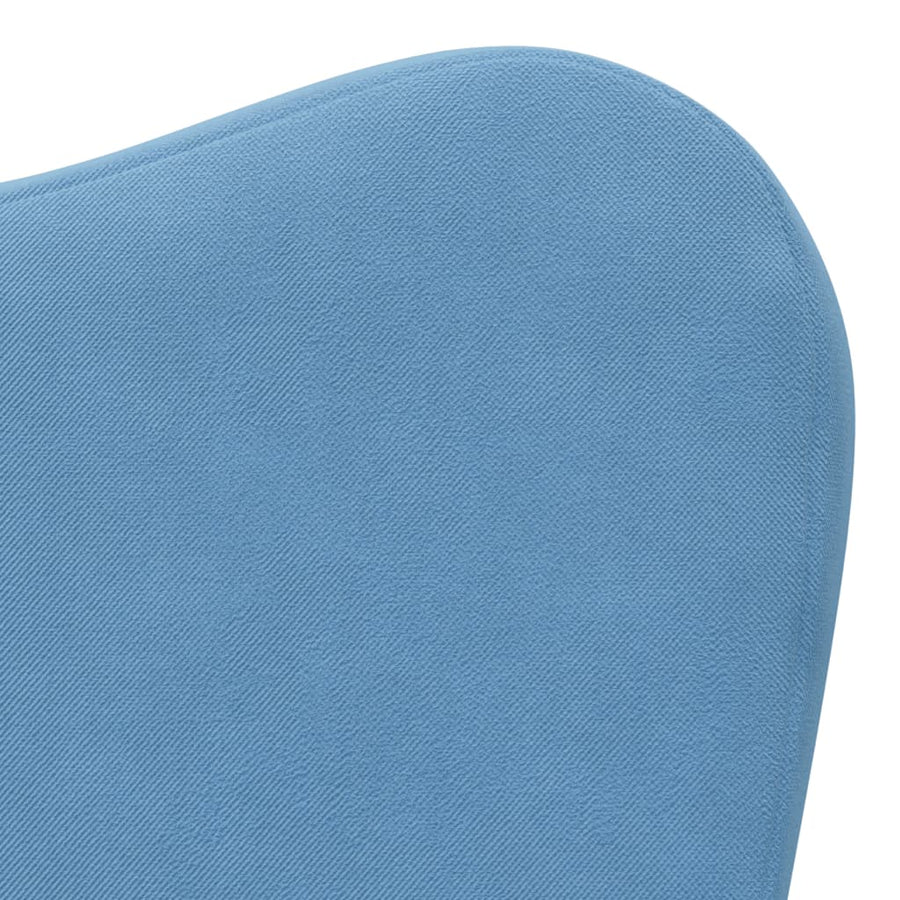 Kinderbank zacht pluche blauw