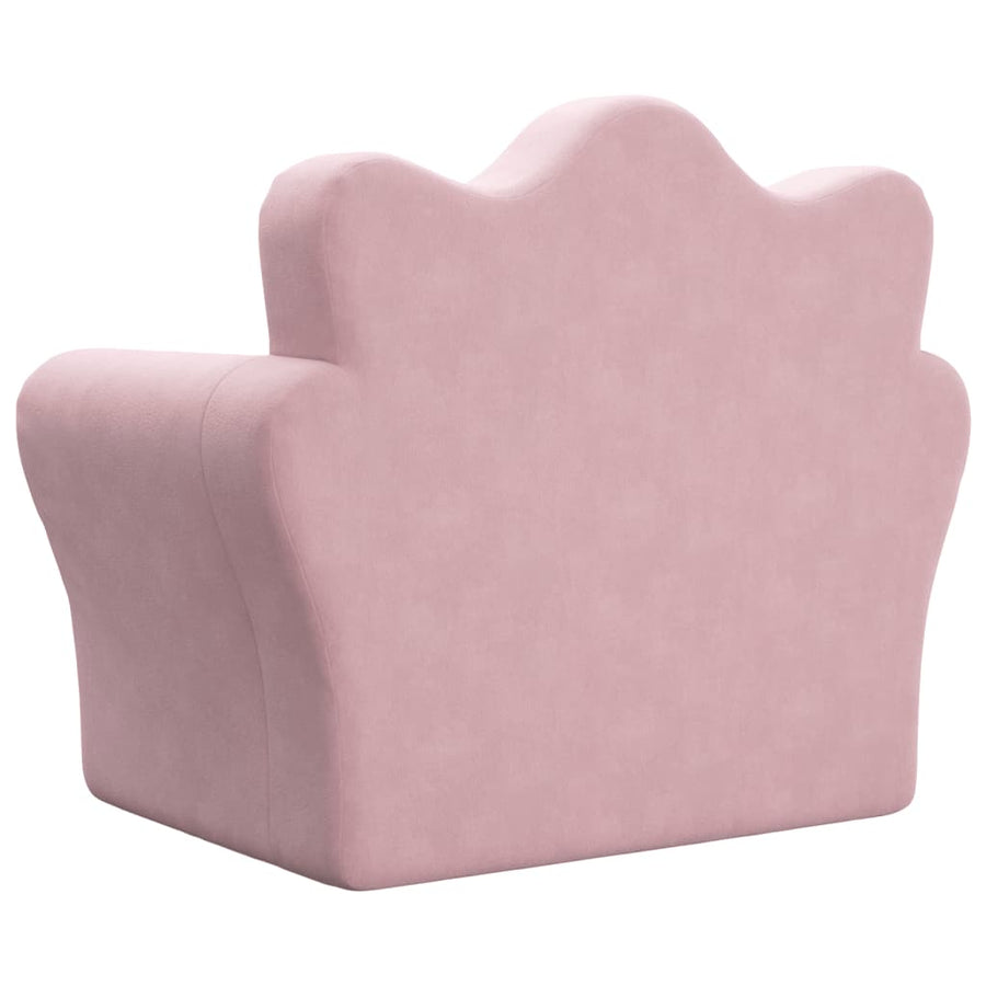 Kinderslaap Zacht Pluche Roze Bank