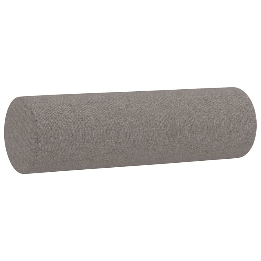 Tweezitsbank Met Sierkussens 120 Cm Stof Taupe