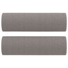 Tweezitsbank Met Sierkussens Stof 140 cm Taupe
