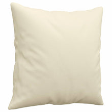 Tweezitsbank Met Sierkussens Kunstleer Kleurig 140 cm Crème