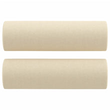 Tweezitsbank Met Sierkussens Stof Kleurig 120 cm Crème