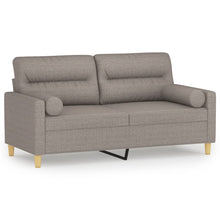 Tweezitsbank Met Sierkussens Stof 140 cm