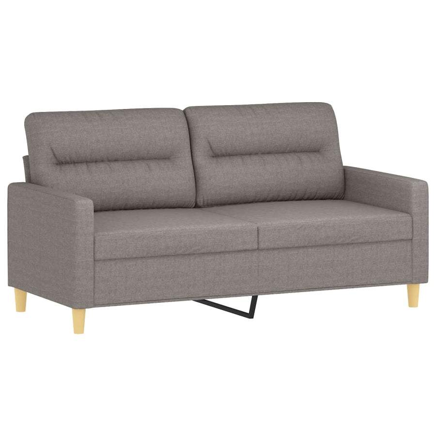 Tweezitsbank Met Sierkussens Stof 140 cm