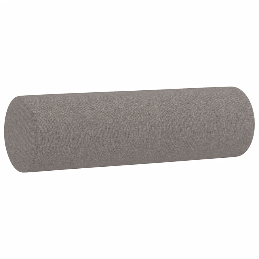 Driezitsbank Met Sierkussens Stof 180 cm Taupe