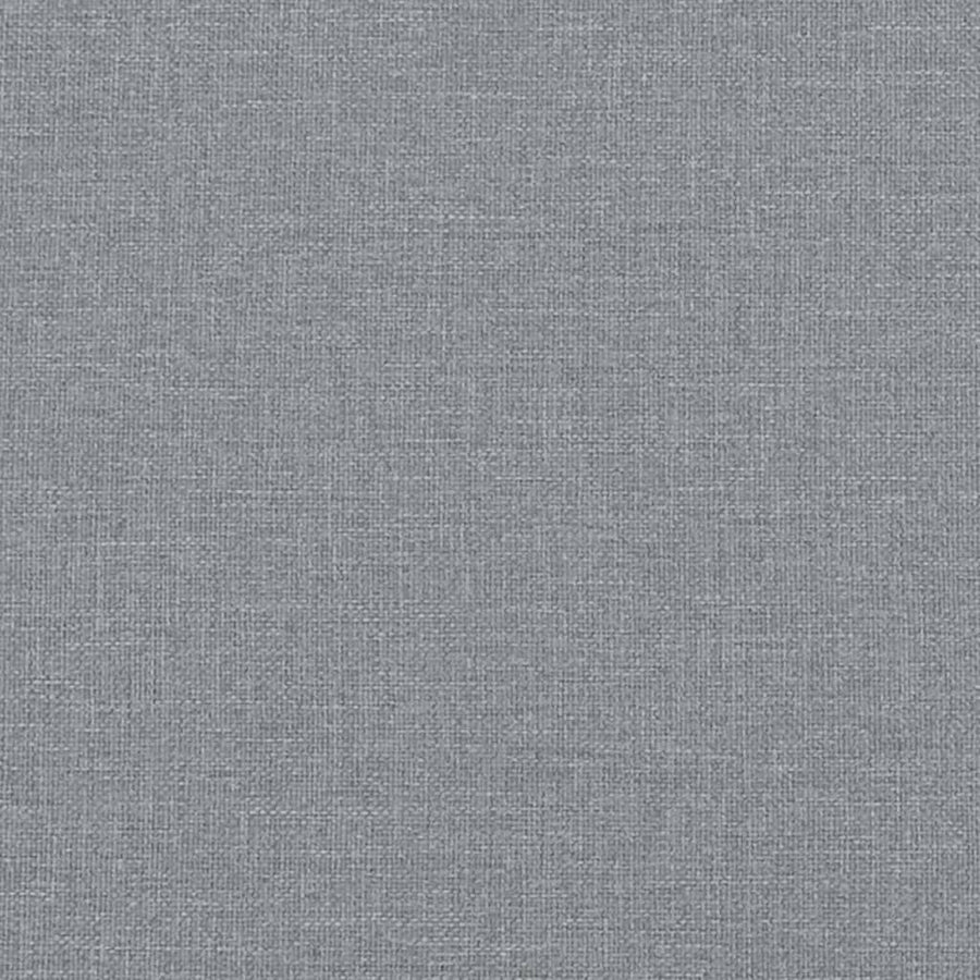 Tweezitsbank Met Sierkussens Stof 120 cm Lichtgrijs