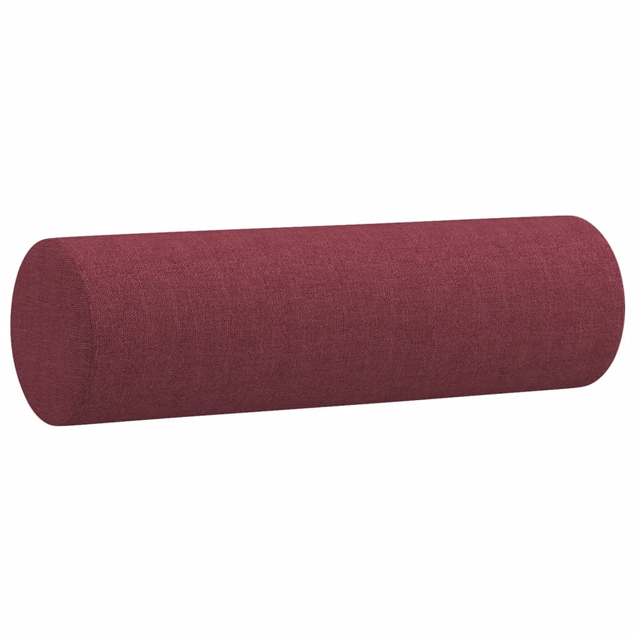 Tweezitsbank Met Sierkussens Stof 120 cm Wijnrood