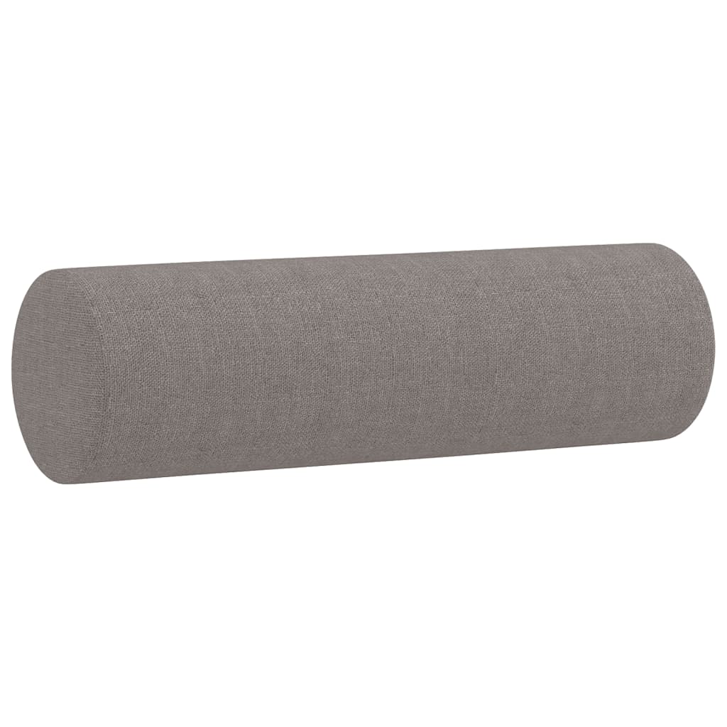 Tweezitsbank Met Sierkussens Stof 120 cm Taupe
