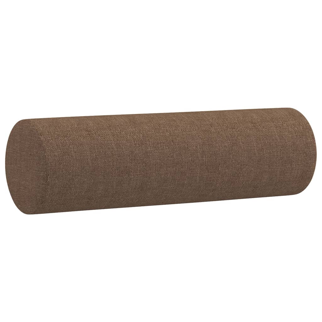Tweezitsbank Met Sierkussens Stof 140 cm Bruin