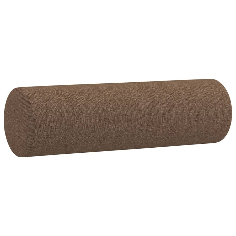 Tweezitsbank Met Sierkussens Stof 140 cm Bruin