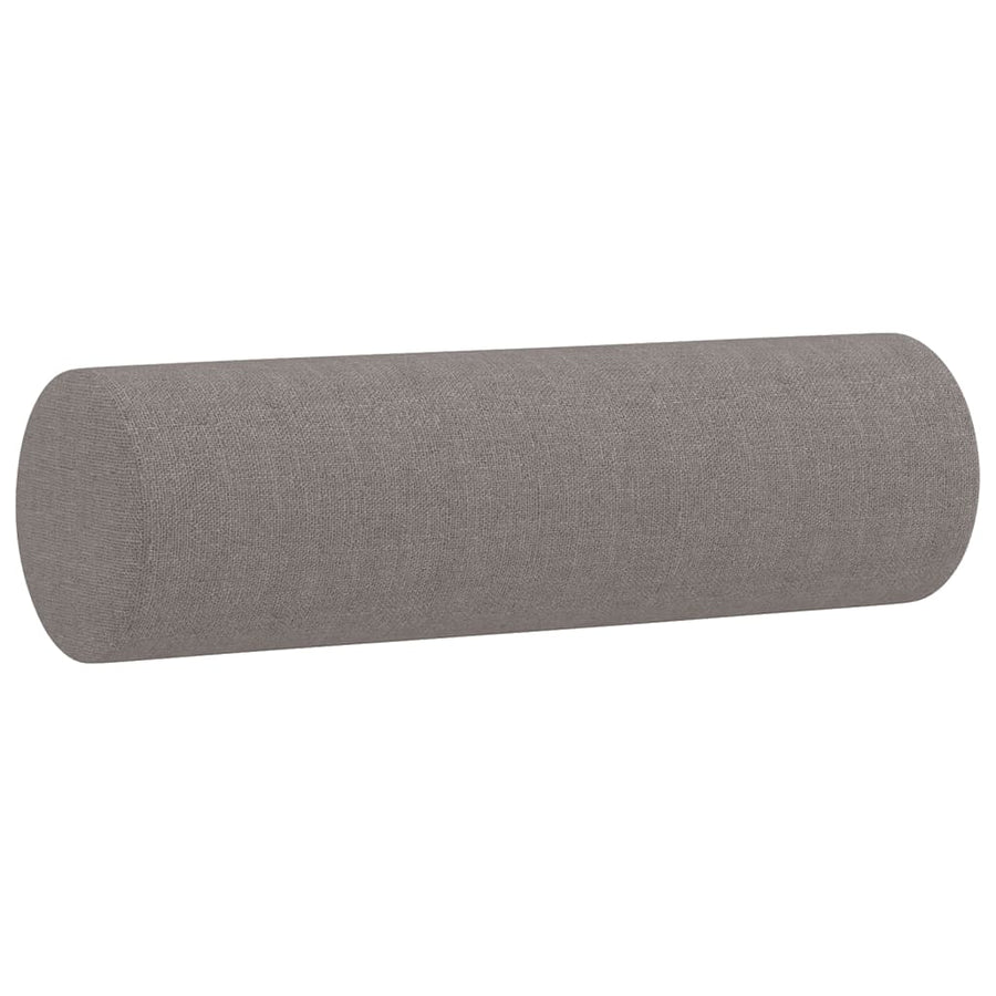 Tweezitsbank Met Sierkussens Stof 140 cm Taupe