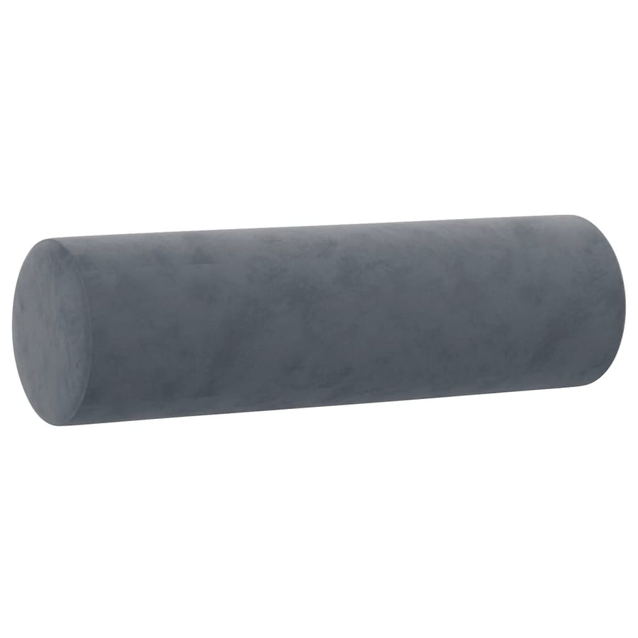 Tweezitsbank Met Sierkussens Fluweel 120 cm Donkergrijs
