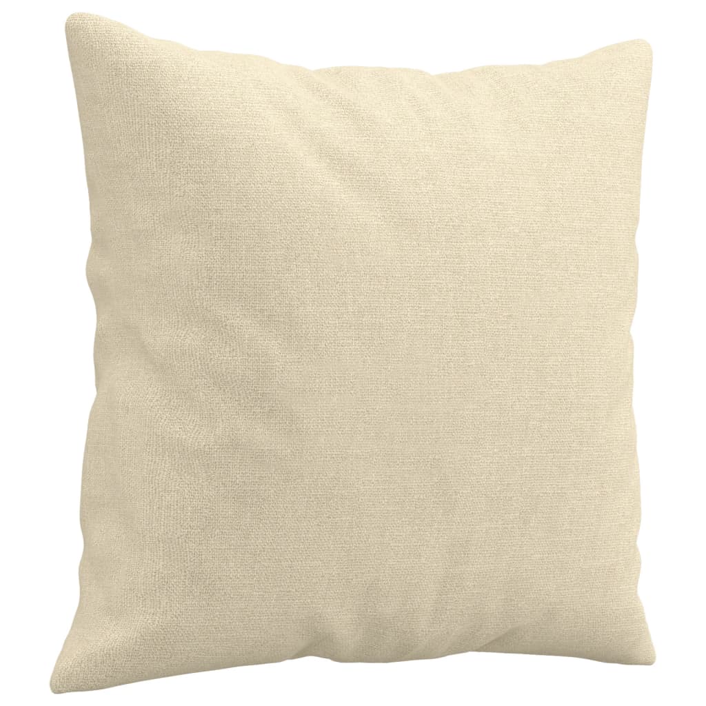 Tweezitsbank Met Sierkussens Stof Kleurig 120 cm Crème