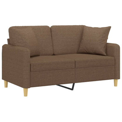 Tweezitsbank Met Sierkussens Stof 120 cm