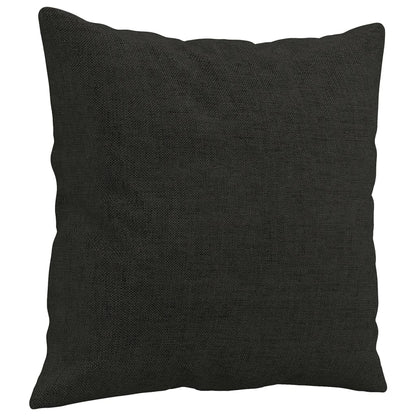 Tweezitsbank Met Sierkussens Stof 120 cm Zwart