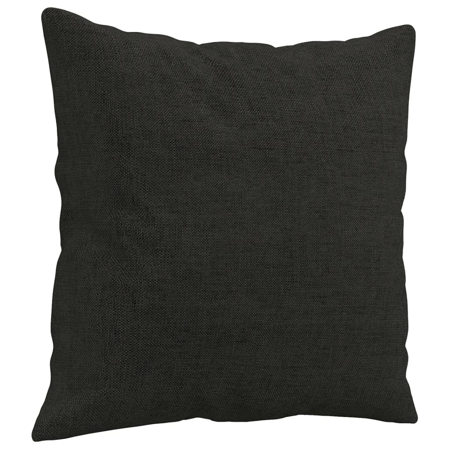 Tweezitsbank Met Sierkussens Stof 120 cm Zwart